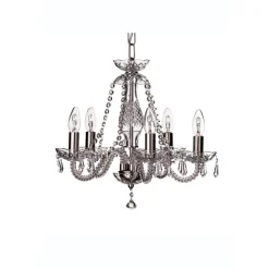 Leenane 5 Arm Chandelier IRE/UK Fitting<Galway Crystal New