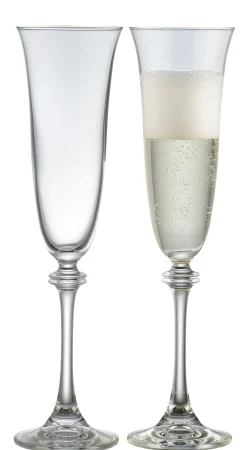 Liberty Champagne Flute Glass Pair<Galway Crystal New