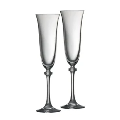 Liberty Champagne Flute Glass Pair<Galway Crystal New