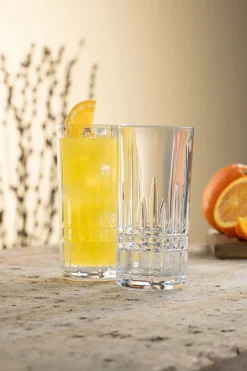 Liffey Hiball Glass Pair<Galway Crystal