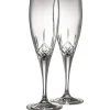 Longford Flute Glass Pair<Galway Crystal