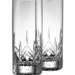 Longford Hiball Glass Pair<Galway Crystal Discount