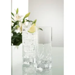 Longford Hiball Glass Pair<Galway Crystal Discount