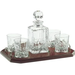 Longford Square Decanter Tray Set<Galway Crystal Best