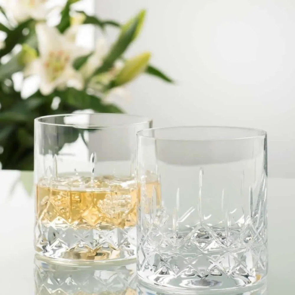 Longford Whiskey Glass Pair<Galway Crystal Hot