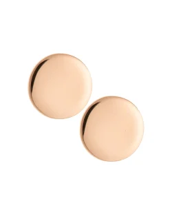 Luna Sterling Silver & Rose Gold Stud Earrings<Galway Crystal Discount