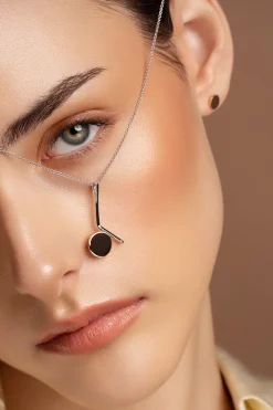 Luna Sterling Silver & Rose Gold Stud Earrings<Galway Crystal Discount