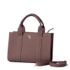 Medium Tote Mauve Taupe Canvas<Galway Crystal Discount