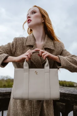 Medium Tote Oat Canvas<Galway Crystal Discount