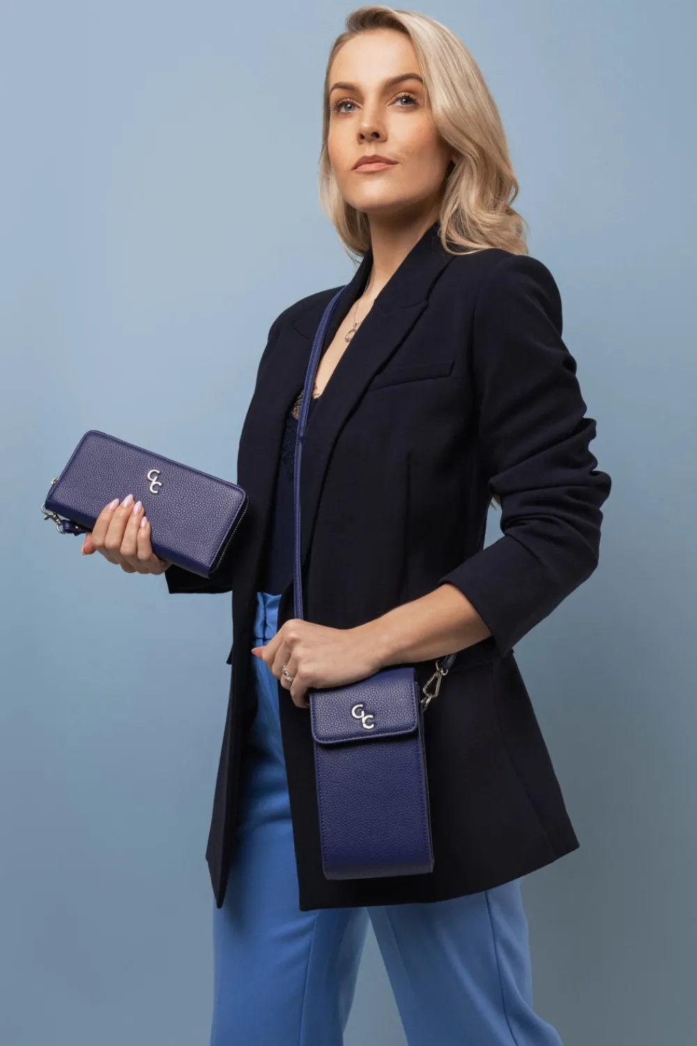 Mini Cross Body Bag - Navy<Galway Crystal Clearance
