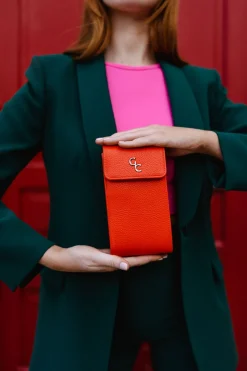 Mini Cross Body Bag - Tangerine<Galway Crystal Online