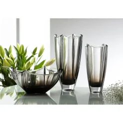 Onyx Dune 10" Square Vase<Galway Crystal Hot