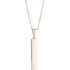 Plain Bar Sterling Silver Pendant<Galway Crystal Sale