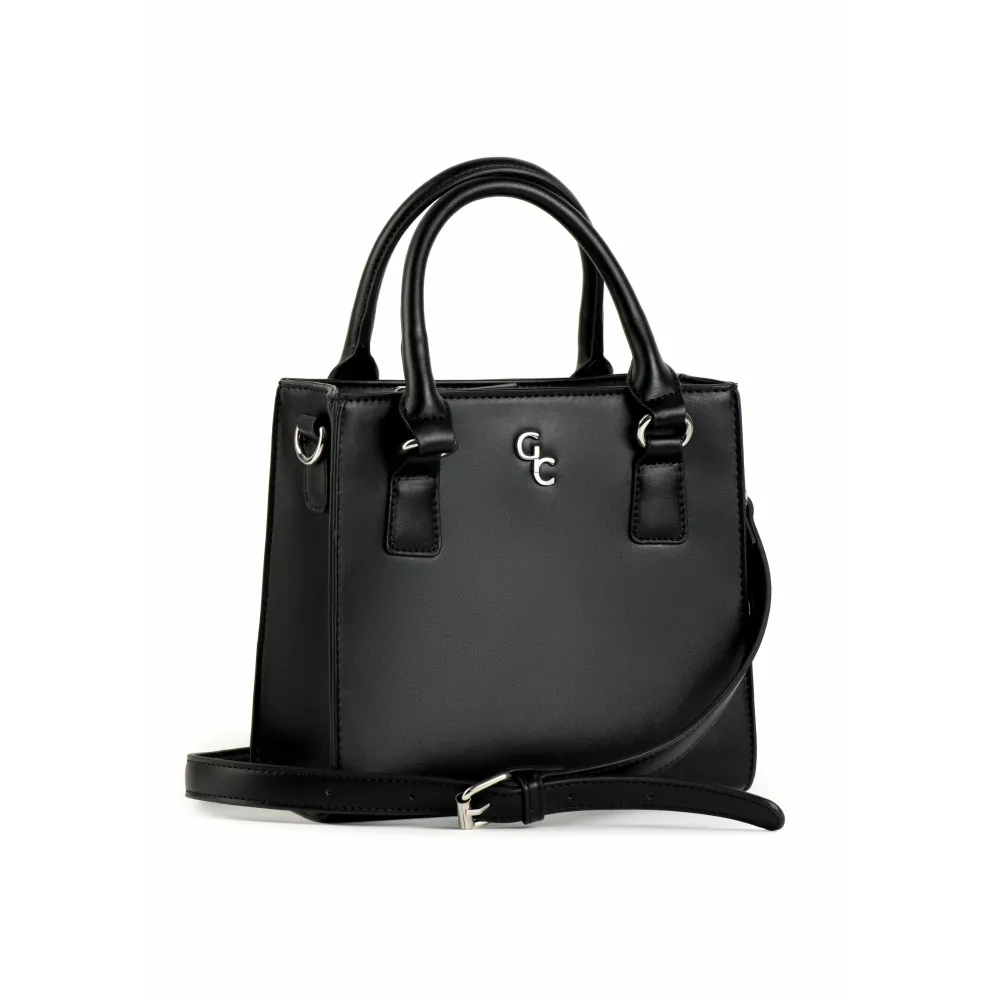 Shoulder Bag in Black<Galway Crystal Clearance