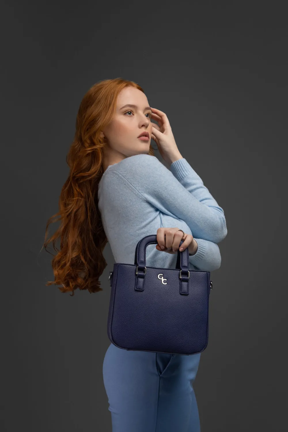 Shoulder Bag - Navy<Galway Crystal Hot