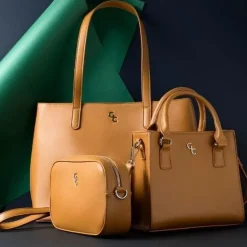 Shoulder Bag - Tan<Galway Crystal Discount