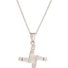 St. Brigid's Cross Pendant<Galway Crystal Clearance