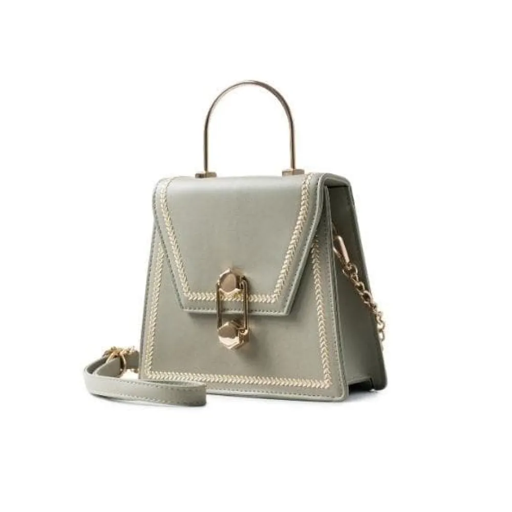 Top Handle Bag Green<Galway Crystal Best