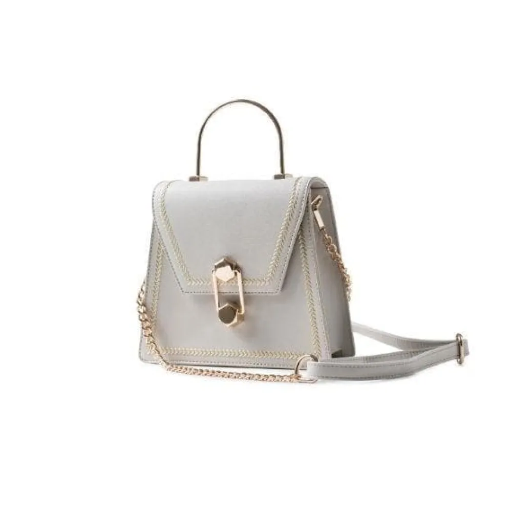 Top Handle Bag Warm Grey<Galway Crystal Outlet