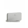 Women's Leather Wallet in Grey<Galway Crystal Clearance
