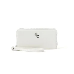 Women's Leather Wallet in White<Galway Crystal Discount