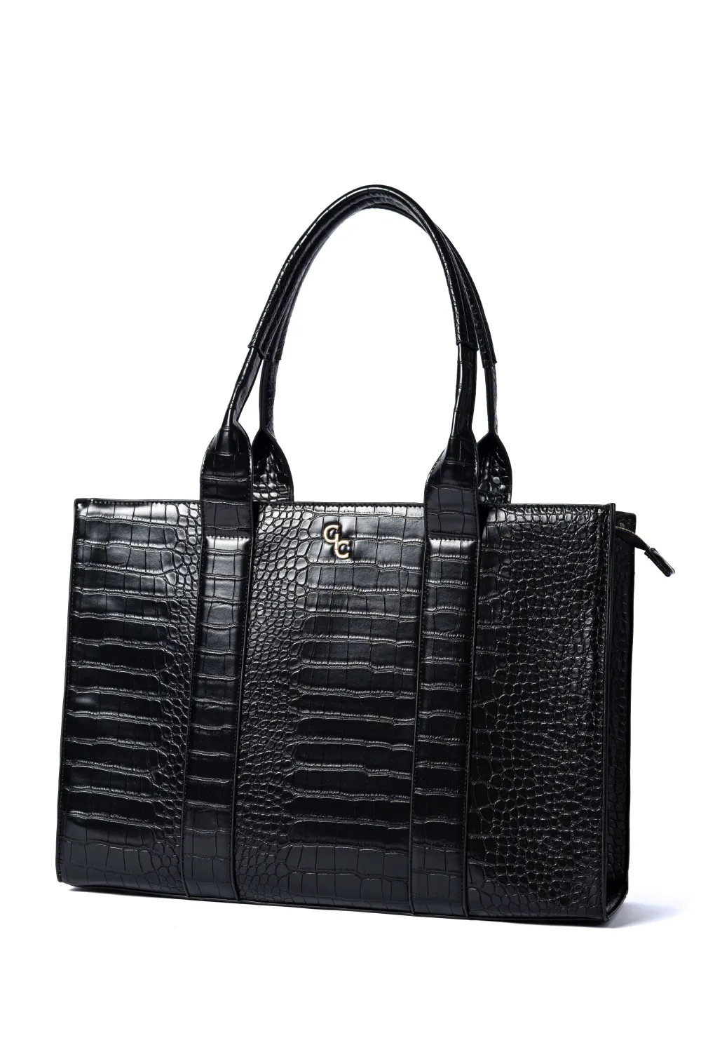 XL Tote Black Croc Detail<Galway Crystal Hot