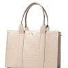 XL Tote Light Taupe Croc Detail<Galway Crystal